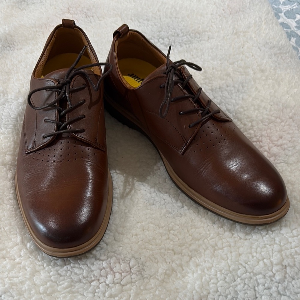 Men's Brown Leather Dress Shoes